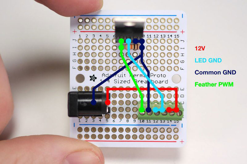 Solder the necessary connections between components