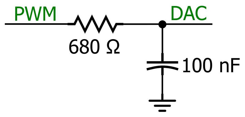 This is the low-pass circuit used on the I/O1 board